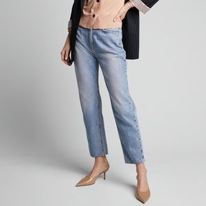 Hudson Elly Extra High Waist Tapered Crop Jeans